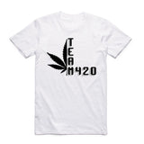 Weed 420 it's Time Print White Casual
