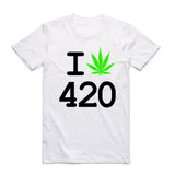 Weed 420 it's Time Print White Casual