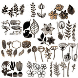 Cactus Grass Weed Broadleaf Flowers Paper Cards