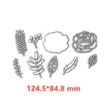 Cactus Grass Weed Broadleaf Flowers Paper Cards