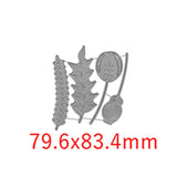 Cactus Grass Weed Broadleaf Flowers Paper Cards