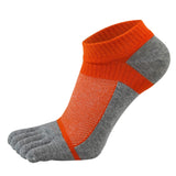 Cotton socks with toes compression weed socks
