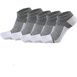 Cotton socks with toes compression weed socks