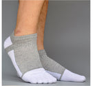 Cotton socks with toes compression weed socks