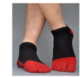 Cotton socks with toes compression weed socks