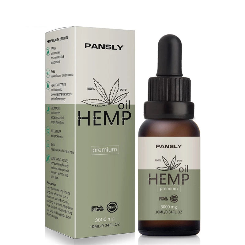 Organic Hemp Seed Body Relieve Herbal Drops