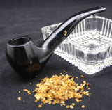 Natural Ebony Wood Tobacco Smoking Pipe