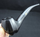 Natural Ebony Wood Tobacco Smoking Pipe