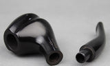 Natural Ebony Wood Tobacco Smoking Pipe