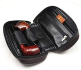 Leather Bag for 2 Pipes Smoking Pipe Case/Pouch