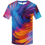 Flower T shirt Green Leaves Tops Weeds