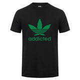 Men Cotton Weed Day T Shirts