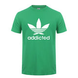 Men Cotton Weed Day T Shirts
