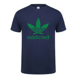 Men Cotton Weed Day T Shirts