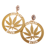 Large Round Earrings