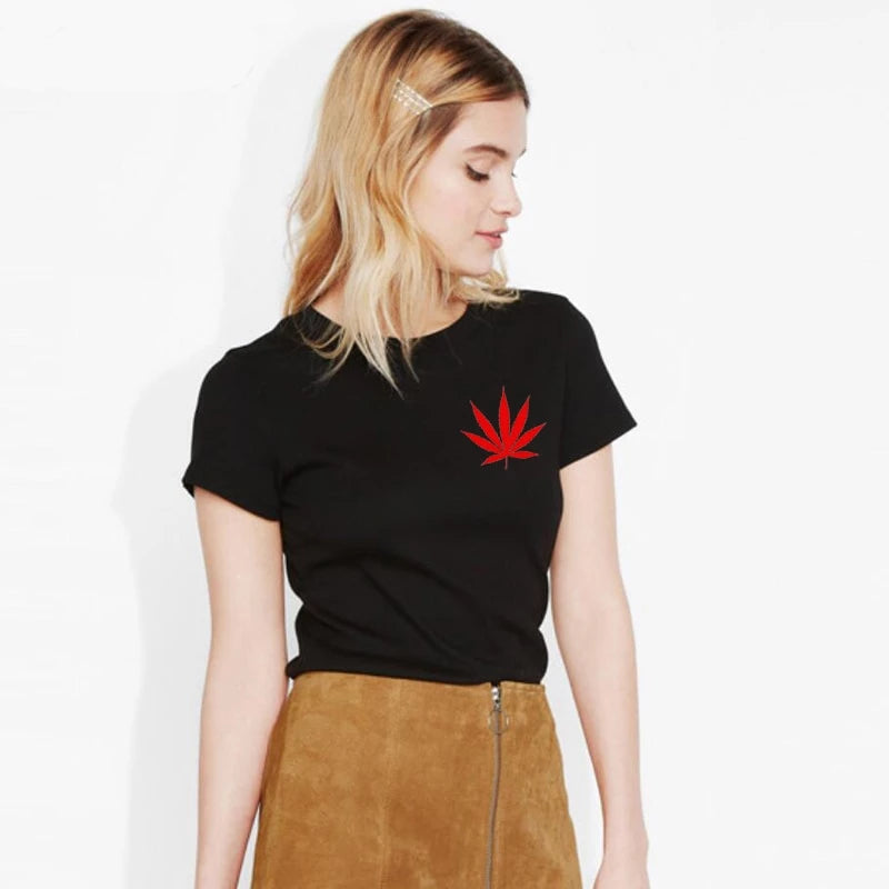 Weed Plant print T Shirt