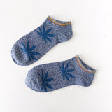 Bamboo Ankle Socks Maple Leaf