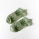 Bamboo Ankle Socks Maple Leaf