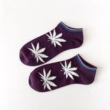 Bamboo Ankle Socks Maple Leaf