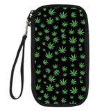 Palm Tree Cannabis Wallet zipper purse