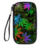Palm Tree Cannabis Wallet zipper purse