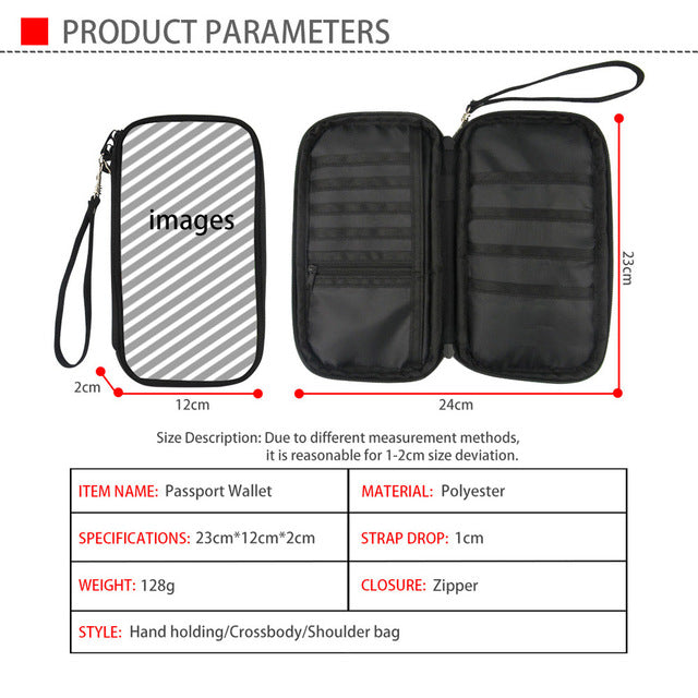 Palm Tree Cannabis Wallet zipper purse