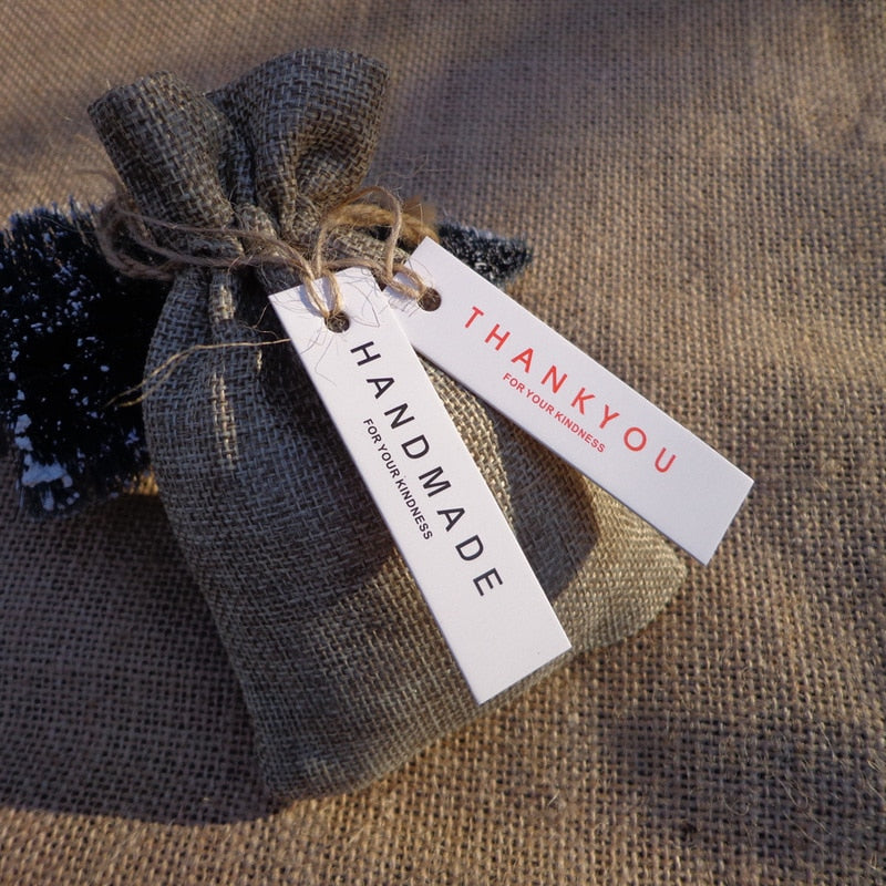 Handmade Letter Tag Paper