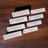 Handmade Letter Tag Paper