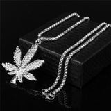 Cannabiss Small Weed Herb Charm Necklace