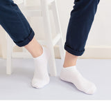 Large size Socks White Ankle Weed