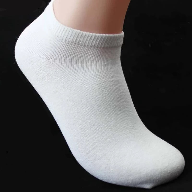 Large size Socks White Ankle Weed