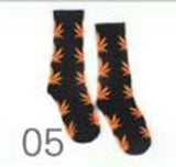 Maple leaf Weed Socks Long Skateboard