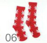 Maple leaf Weed Socks Long Skateboard