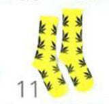 Maple leaf Weed Socks Long Skateboard