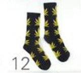 Maple leaf Weed Socks Long Skateboard