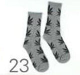 Maple leaf Weed Socks Long Skateboard
