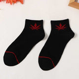 Cotton Casual Weed Socks