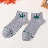 Cotton Casual Weed Socks