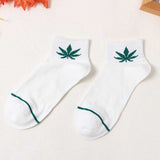 Cotton Casual Weed Socks
