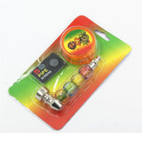 Mesh Pocket Pipe Herb Pipe With Grinder