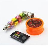 Mesh Pocket Pipe Herb Pipe With Grinder