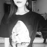 Leaf Metal Drop Earrings