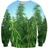 Summer 3D t-shirt Green weed Print