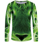 Animal T shirt Weeds Printed