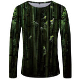 Animal T shirt Weeds Printed