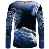 Animal T shirt Weeds Printed