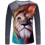 Animal T shirt Weeds Printed