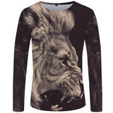 Animal T shirt Weeds Printed