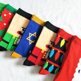 Christmas Style Weed Socks Cotton