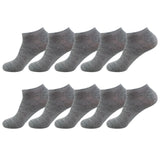 Low Cut Men Socks White Ankle Weed